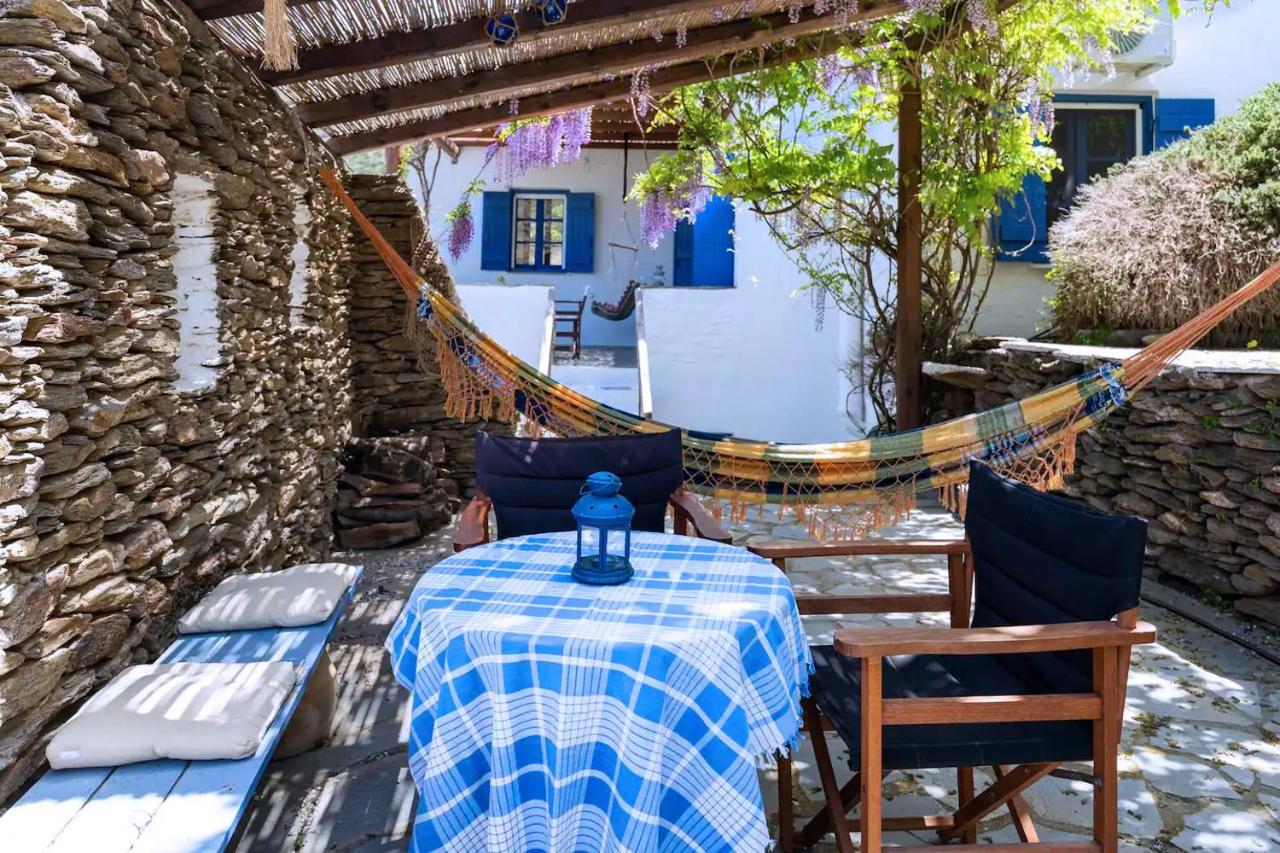 Traditional Village House On Kea Milopótamos エクステリア 写真
