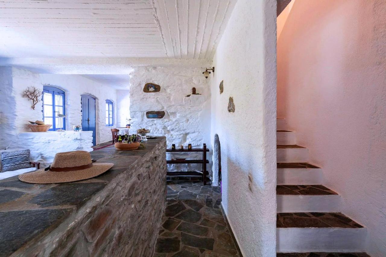 Traditional Village House On Kea Milopótamos エクステリア 写真